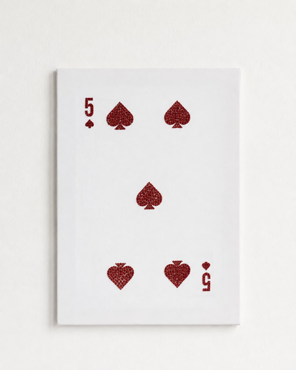 Red Five Playing Card DIY Bedazzle Kit