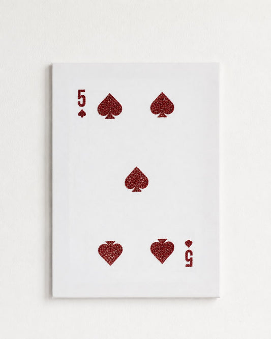 Red Five Playing Card DIY Bedazzle Kit