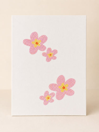 Pink Flowers DIY Bedazzle Kit