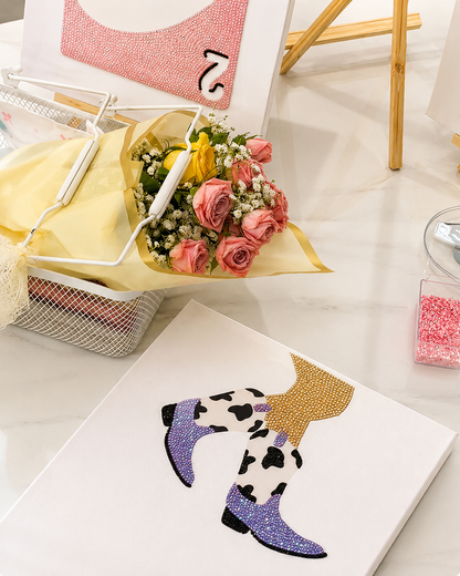 Western Boots DIY Bedazzle Kit