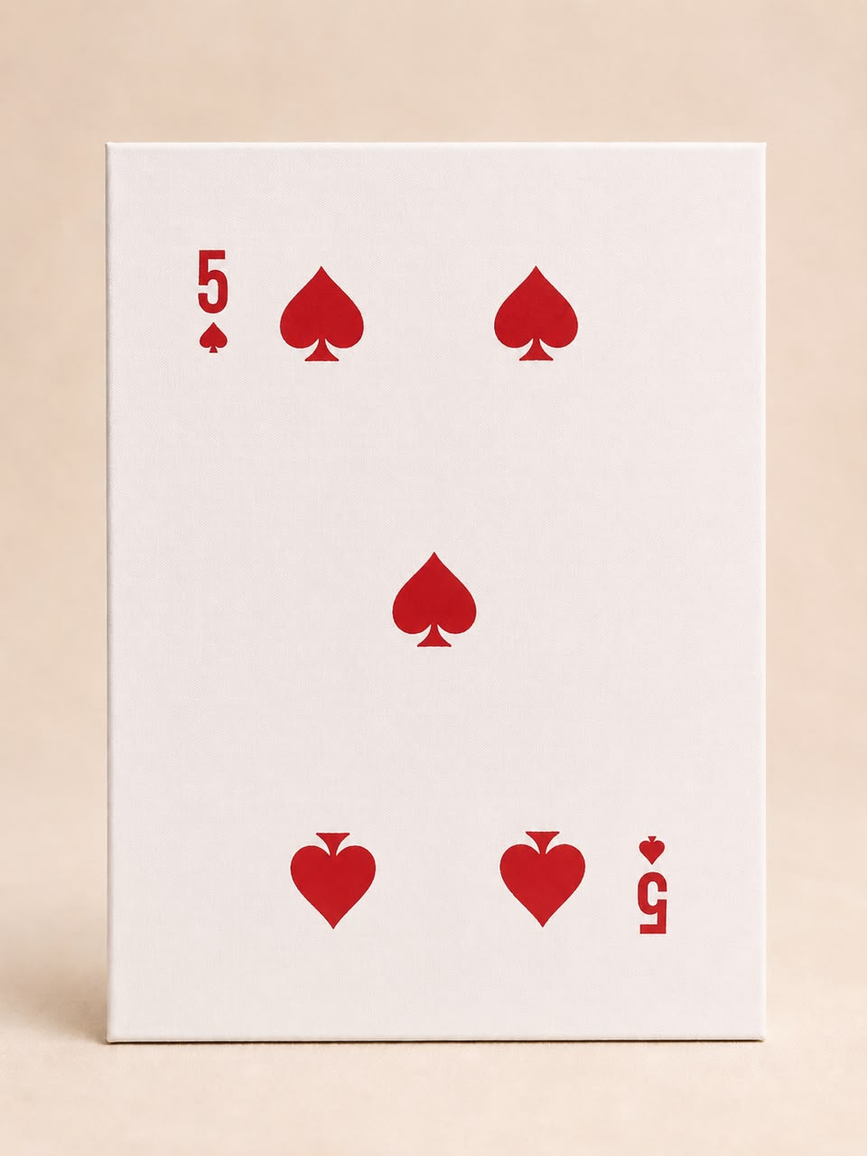Red Five Playing Card DIY Bedazzle Kit
