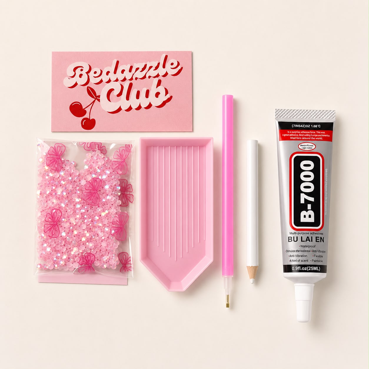 Pink Playing Card DIY Bedazzle Kit