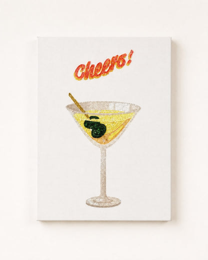 Cheers Martini DIY Bedazzle Kit