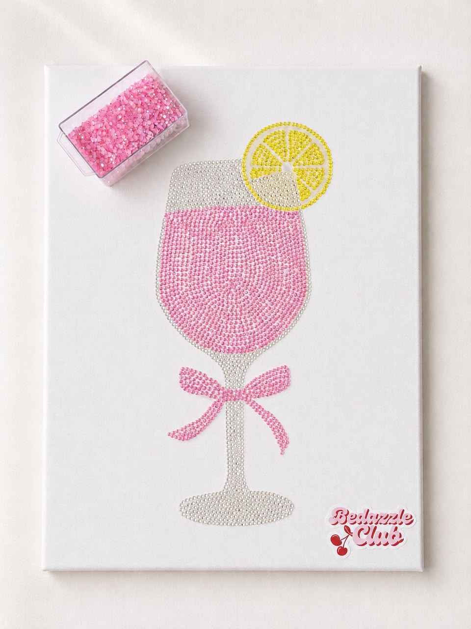 Pink Cocktail DIY Bedazzle Kit