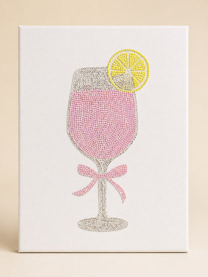 Pink Cocktail DIY Bedazzle Kit